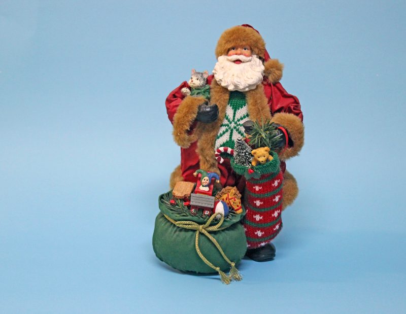 Toy Santa Claus with presents